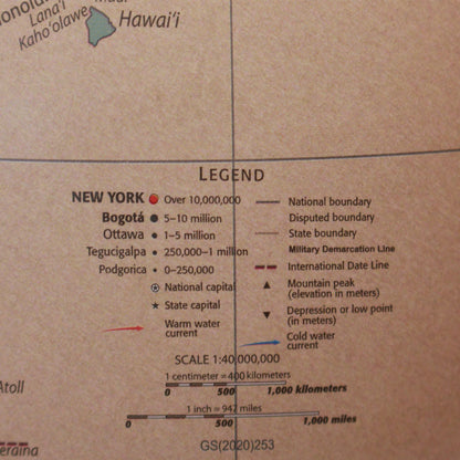 Magellan Vasa Globus 32 cm moderne Halterung ohne Meridian mit Holzfuß