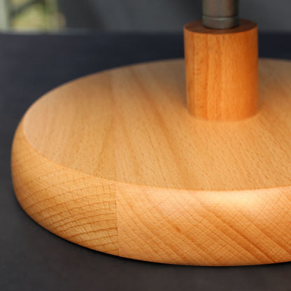 Magellan Mora Leuchtglobus 30cm geografisch - Holzfuß Buche, LED-Beleuchtung